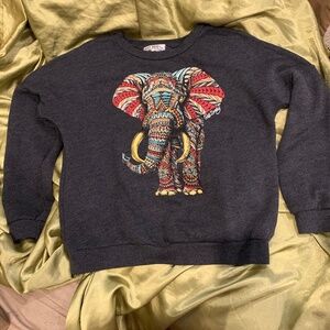 Riot society sweat shirt with graphic